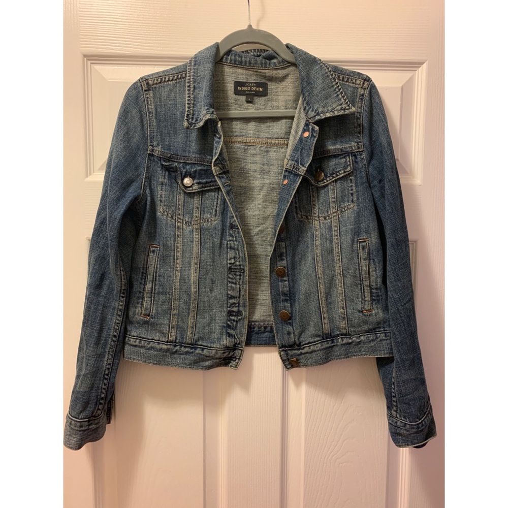 JCrew Indigo Denim Jean Jacket